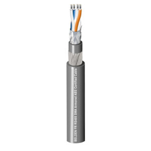 50022LS - RS485 FR, 2P 20AWG Str TC, MGT, XLPE Ins, OS+TC Brd, LSZH Inner Jkt, SWA, LSZH Outer Jkt, IEC60331-23, ABS Approved