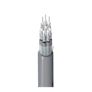 735A8 - DS3/DS4 Central Office Coax, 8 x Sub-miniature RG-59, 26 AWG Solid SC, Foil + 95% TC Braids, PVC Inner & Outer Jkts, CMR