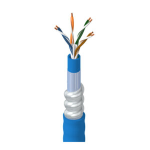 127925R - DataTuff® Cat 6, 4 Bonded-Pr #23 Sol BC, PO Ins, PVC Jkt, AIA Armor, PVC Jkt, CMR CMG
