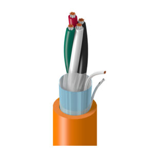 3124A - DeviceBus® for Square D/Seriplex®, 2 Pr #18+22 Str TC, FPE Ins, OS, PVC Jkt, CM
