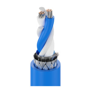 3073F - DataTray® 100? Twinax, 1 Pr #18 Str TC, PP Ins, OS+TC Brd, PVC Jkt, TC, PLTC, ITC, CMG