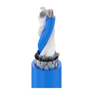 3074F - DataTray® 120? Twinax, 1 Pr #18 Str TC, PP Ins, OS+TC Brd, PVC Jkt, TC, PLTC, ITC, CMG