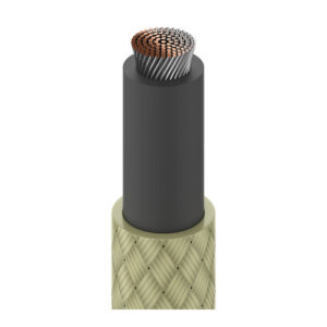 30804 - Lead Wire, #4 Str TC, Silicone Ins, Fiber Glass Jkt, AWM 3125