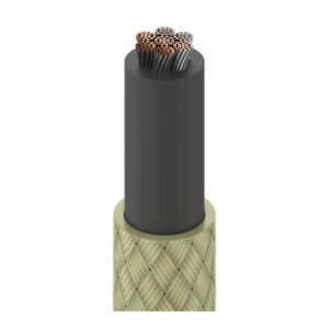 30890 - Lead Wire, #1/0 Str TC, Silicone Ins, Fiber Glass Jkt, AWM 3126