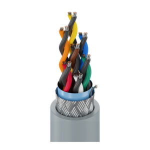 9808 - RS232/422 Low Cap, #28-7pr, PP, O/A Foil+Braid, PVC Jkt, CL2, 100?