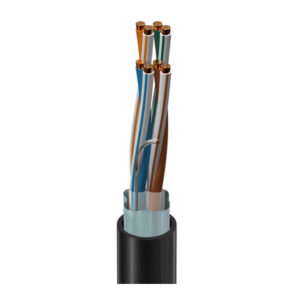 7929A - DataTuff® Cat 5e, 4 Bonded-Pr #24 Sol BC, PO Ins, OS, PVC Jkt, CMR CMG