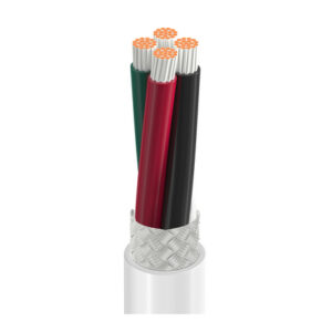 83352E - Electronic, 4 C #16 Str SPC, TFE Ins, OA SPC Brd, TFE Tape Jkt, MIL-W-16878/4 (Type E)