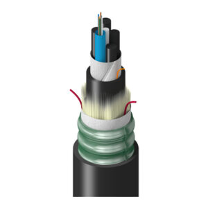TU-SLF-006-RT2 - Tray, In+Outdoor, MLT, OS2, 6f, Gel Tubes 2.8mm, CST, Dbl Jkt, Blk, CPE, OFCR, Oil Res 1/2
