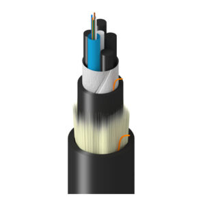 TU-SLF-006-R22 - Tray, In+Outdoor, MLT, OS2, 6f, Gel Tubes 2.8mm, Dbl Jkt - PVC & CPE, OFNR, Oil Res 1/2