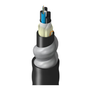 TU-SLF-006-RH2 - Tray, In+Outdoor, MLT, OS2, 6f, Gel Tubes 2.8mm, SIA, Dbl Jkt, Blk, CPE, OFCR, Oil Res 1/2