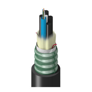 TU-SLF-006-RS2 - Tray, In+Outdoor, MLT, OS2, 6f, Gel Tubes 2.8mm, CST, Sgl Jkt, Blk, CPE, OFCR, Oil Res 1/2