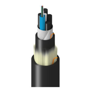 TU-SLG-008-R22 - Tray, In+Outdoor, MLT, OS2, 8f, Gel Tubes 2.8mm, Dbl Jkt - PVC & CPE, OFNR, Oil Res 1/2