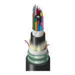 TU-SLG-144-RT2 - Tray, In+Outdoor, MLT, OS2, 144f, Gel Tubes 2.8mm, CST, Dbl Jkt, Blk, CPE, OFCR, Oil Res 1/2