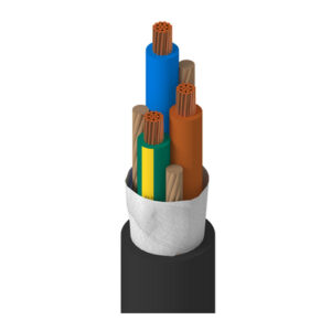 19354 - Portable Cordage, 3 C #14 Str BC, PVC Ins, PVC Jkt, UL Type SJT