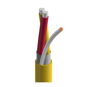 3112A - Type KX Thermocouple, 1 Pr #20 Sol, PVC Ins Yel, Red, OS, Yellow PVC Jkt, 300V PLTC ITC CMG