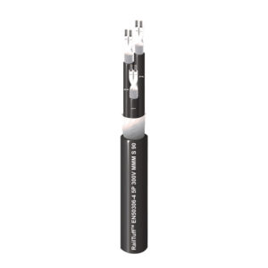 RTE3P1.5P - RailTuff Thin wall cable EN 50306-4 5P 300V 3Pr 1.5 mm² Str TC, XLPO Ins, TCBS, XLPO Inner Jkt, XLPO Outer Jkt