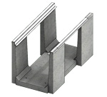 Pedestrian Rated 24" Deep Universal PT Channel 50 885224PT-(50X50) - Concast