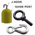 Attachment Hardware for Safety Chain or Rope .38" Clearance Hole WSR.38-1 - Concast