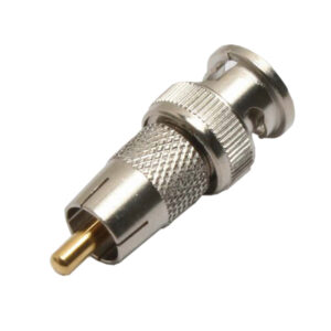 Quest Technology Coax Inter-Adapter - 50 Ohm - Bnc (M) To Rca (M) CAD-1057 - Quest