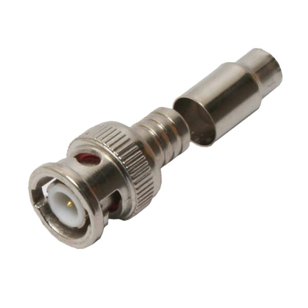 Quest Technology Bnc (Male) Connector - 50 Ohm - 2Pc-Crimp-On - Rg-6 Pvc CBN-2114 - Quest