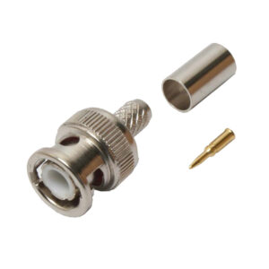 Quest Technology Bnc (Male) Connector, 50 Ohm - 3Pc-Crimp-On, Rg-59/62 Pvc (With 20Awg Pin) CBN-3310 - Quest