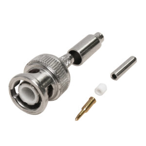 Quest Technology Bnc (Male) Connector - 50 Ohm - 5Pc-Crimp-On - Rg-174 Pvc CBN-3116 - Quest