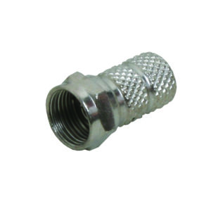 Quest Technology F (Male) Connectors, 75 Ohm - Twist-On W/ 1/2'' Barrel, Rg-6 CFC-1114 - Quest