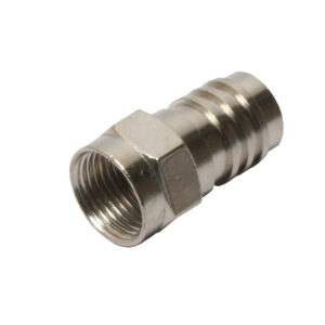 Quest Technology F (Male) Connectors, 75 Ohm - Crimp-On W/ 1/2'' Ring, Rg-59 CFC-7111 - Quest