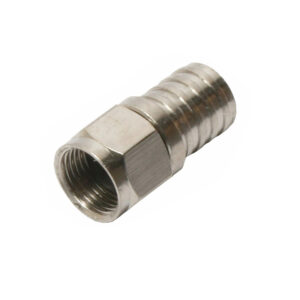 Quest Technology F (Male) Connectors, 75 Ohm - Weatherproof Crimp-On W/ Ring & Gel, Rg-6 Quad CFC-7314 - Quest