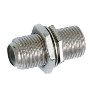Quest Technology F-81 (F-F) Inline Coupler, 75 Ohm - 3/4'', Catv 1Ghz With Nut &Amp; Washer CFS-0182 - Quest
