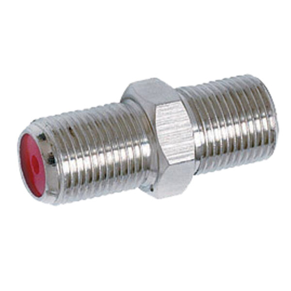 Quest Technology F-81 (F-F) Inline Coupler, 75 Ohm - 1'', Catv 1Ghz W/O Nut Washer CFS-0186 - Quest