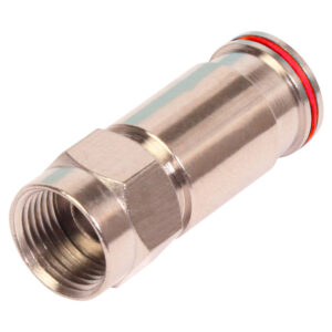Quest Technology F (Male) Compression Connectors, 75 Ohm - Rg-59, 10 Pack COM-1359 - Quest