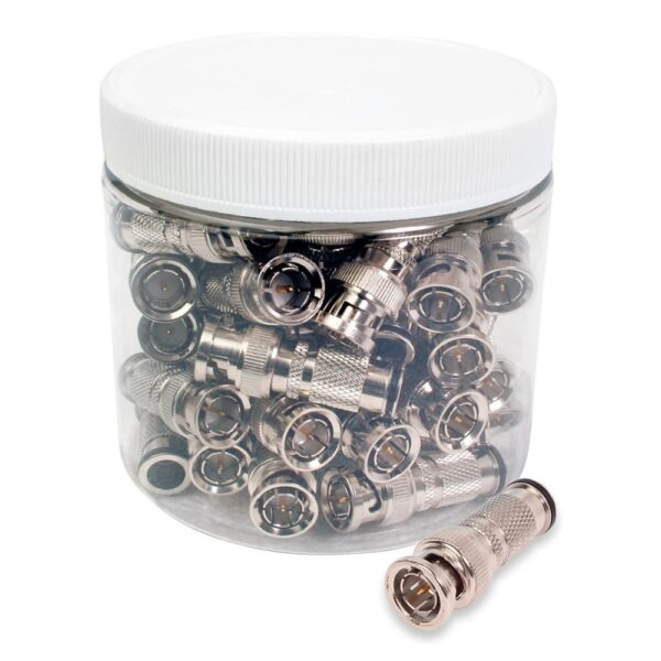 Quest Technology Bnc (Male) Compression Connectors - 75 Ohm - Rg-6 - 50/Jar COM-2006-50J - Quest