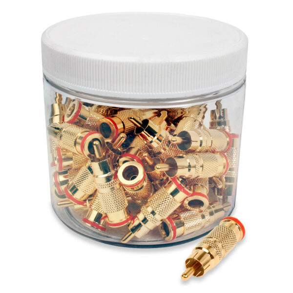 Quest Technology Rca (Male) Compression Connectors - 75 Ohm - Rg-59 - 50/Jar COM-3059-50J - Quest