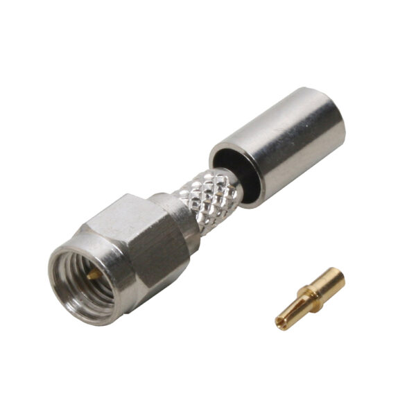Quest Technology Sma (Male) Connector - 3Pc Crimp-On - Rg-58 CSM-2121 - Quest