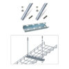 CABLE TRAY CEILING HANGING BAR KIT W/ 2 RODS