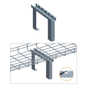 CABLE TRAY CABINET TOP/FLOOR STAND