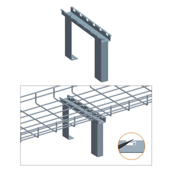 CABLE TRAY CABINET TOP/FLOOR STAND