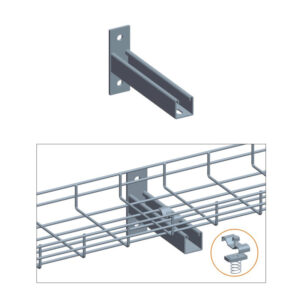 CABLE TRAY T WALL BRACKET KIT W/ CLAMPS