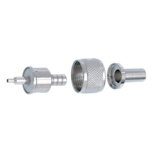 Quest Technology Uhf (Male) Connector - 3Pc Crimp-On, Rg-58 CUF-6220 - Quest