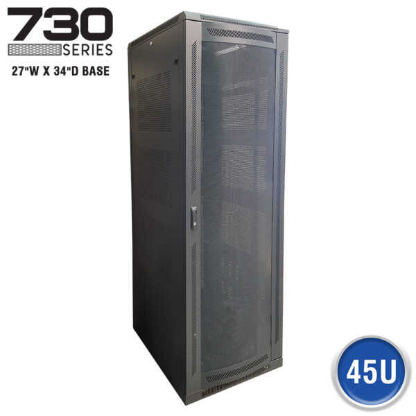 FLOOR ENCLOSURE W/ VENTED MESH DOOR - 730 SERIES (27.5"W X 36"D)
