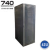 FLOOR ENCLOSURE W/ VENTED MESH DOOR - 740 SERIES (27"W X 42"D)