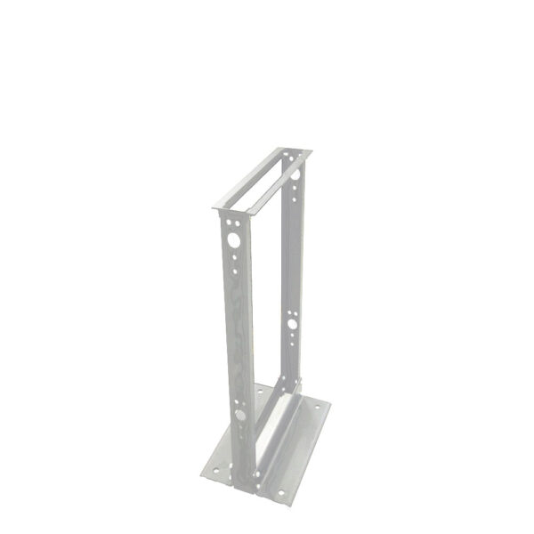 2-POST ALUMINUM OPEN FRAME FLOOR RACK
