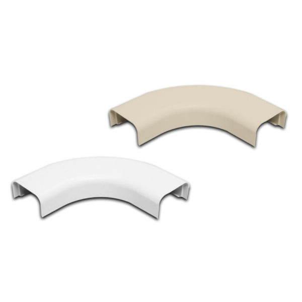 Quest Technology Right Angle Raceway Accessory - 1/2'', White, 12 Pk FRA-31414 - Quest