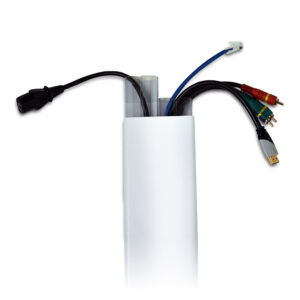 Quest Technology Tv Wirehider Kit: 3" X 48" - White - Single (Case Of 6) FSTVK-01 - Quest