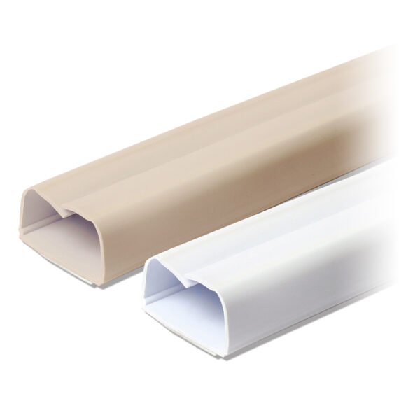 Quest Technology Wirehider Raceway - 1-1/2'' - Beige - 4Ft - Retail 6 Pack X 4 FWH-13924 - Quest