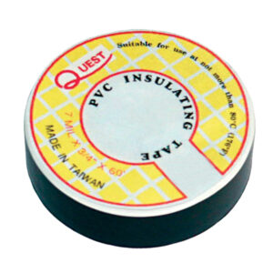 Quest Technology Non-Conductive Black Electrical Tape GMP-1022 - Quest