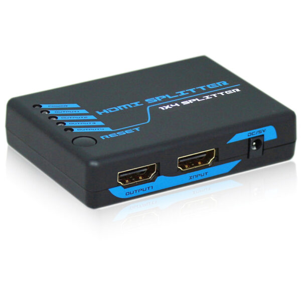Quest Technology Hdmi 4K2K Splitter - V2.0 (18Gb) - 1X4 Splitter HDI-4214 - Quest