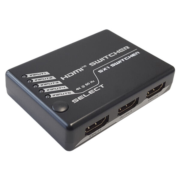 Quest Technology Hdmi 4K Ultra Hd Automatic Switcher W/Remote - 5X1 Switcher HDI-4251 - Quest