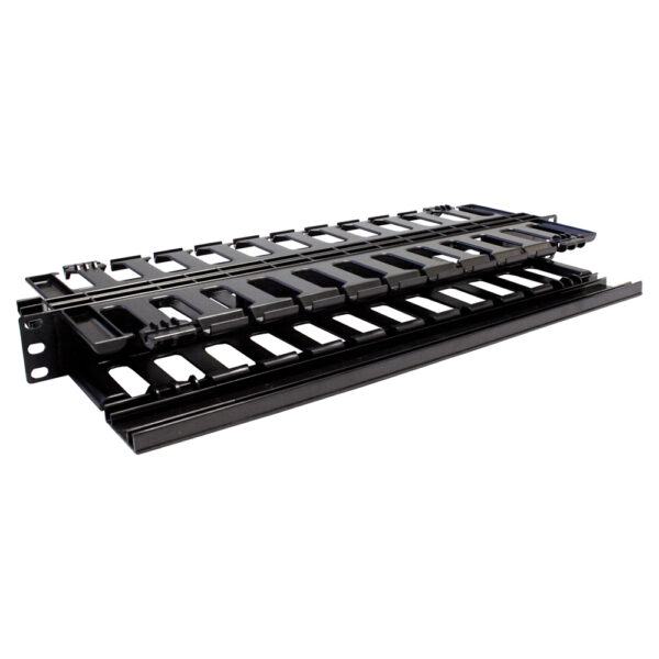 VERTICAL LARGE FINGER-DUCT 22.5U 40″ CABLE MANAGERS W/ HINGED COVER(S)
